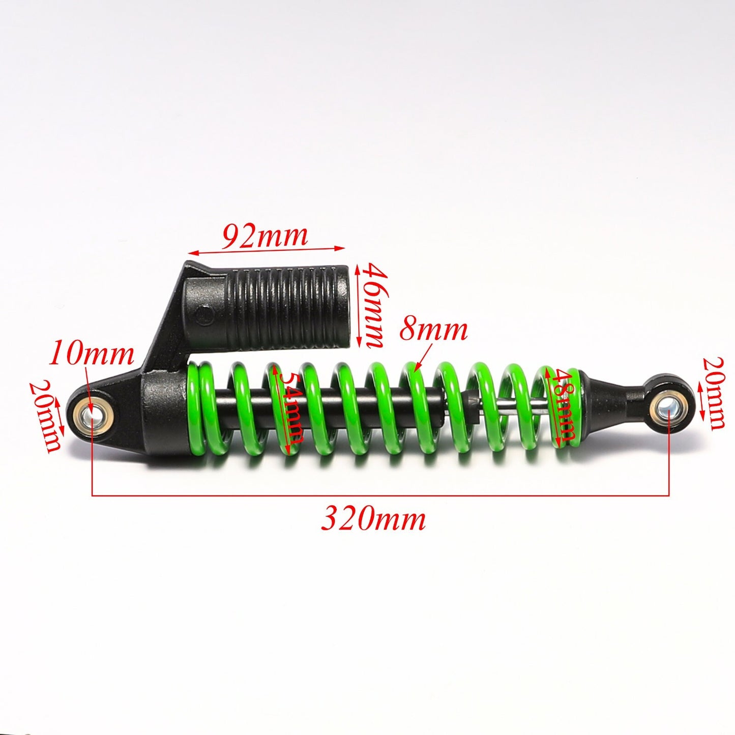 4 x 320mm 12.5 front shock absorbers suitable for all-terrain vehicles, off-road vehicles, four-wheel drive bikes, go-karts, for Suzuki
