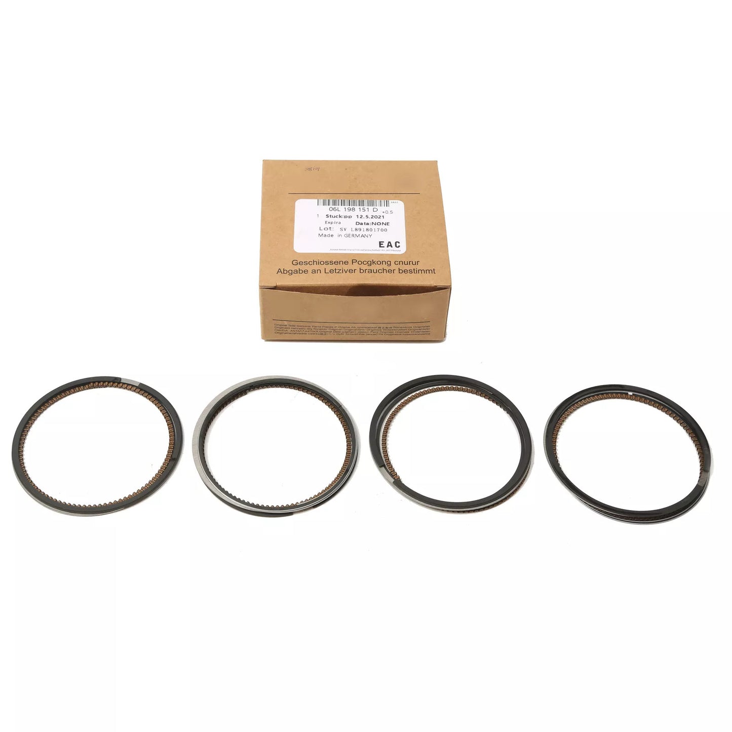 Piston Ring Set STD Fit for VW for Golf for Jetta CC for Audi A3 A4 A5 A6 Q5 06L198151D 2.0T