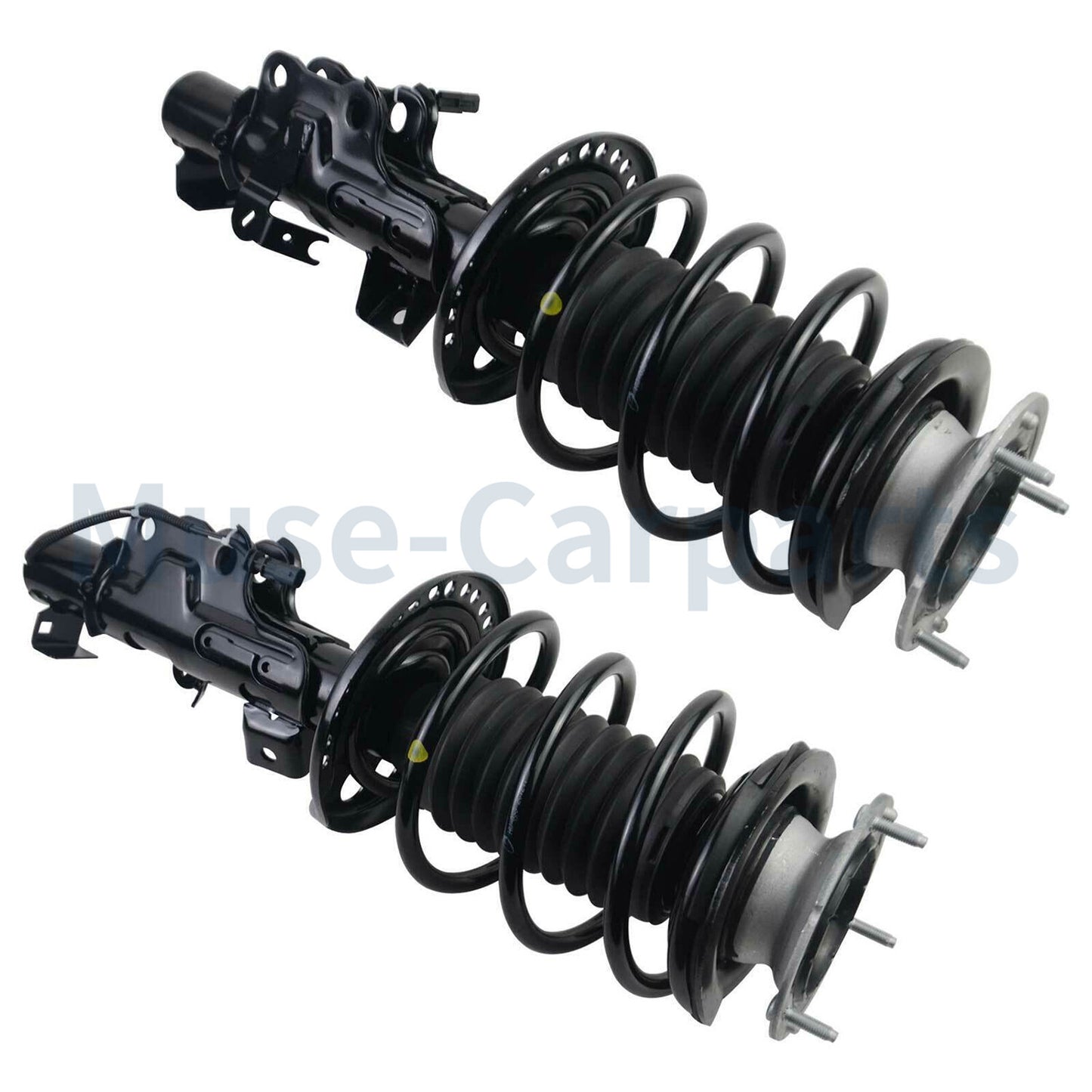 A pair of rear shock absorber struts with electronic bonding. for Lincoln MKX Nautilus F2GZ18125G