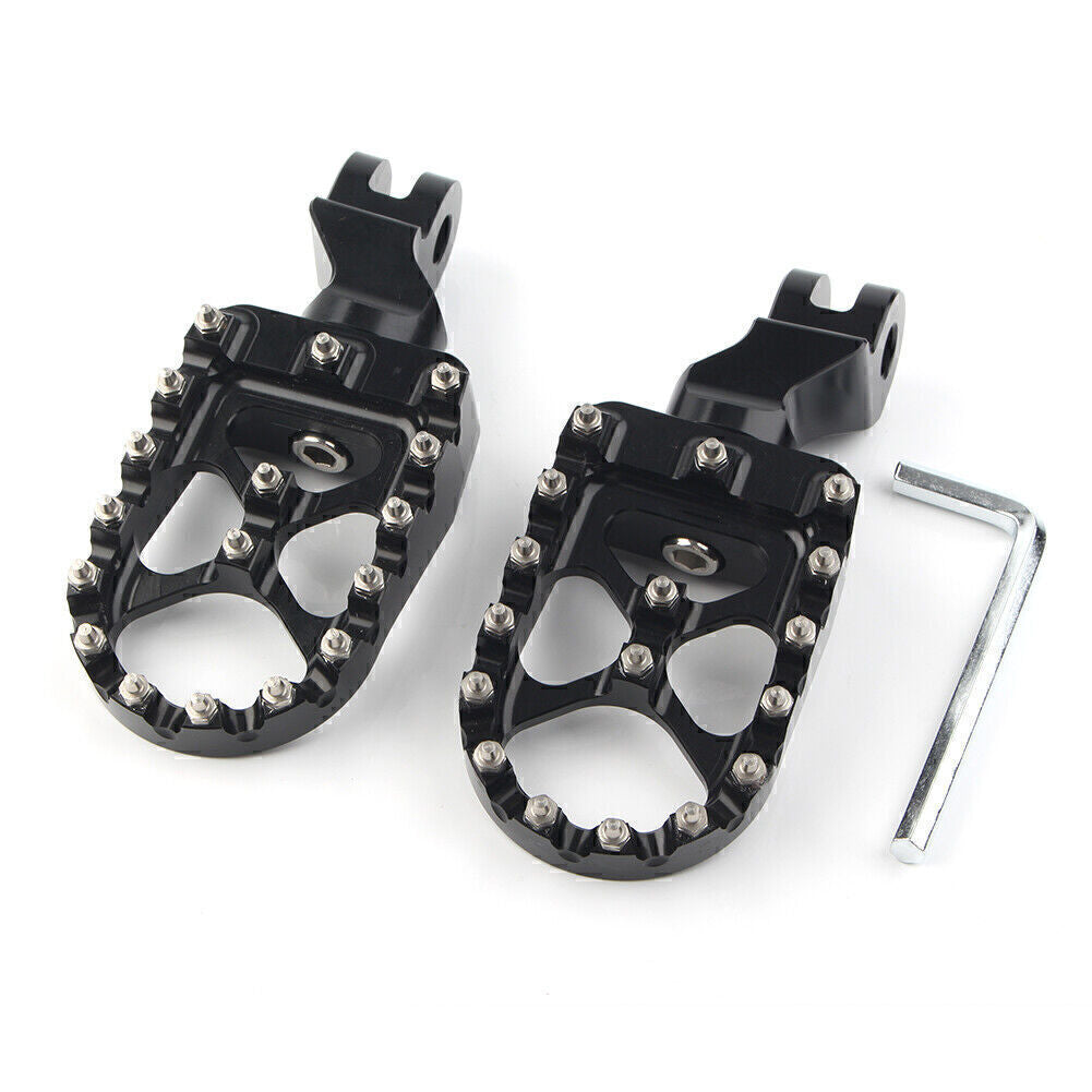 For T100 T900 2001-2015 Thruxton 1200 2004-2015 Wide Front Foot Pegs Footrests