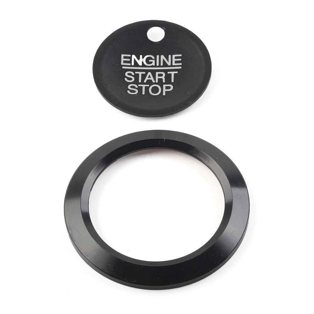 for Ford F150 2015-2020 Engine Start Stop Switch Button Cover Trim Black