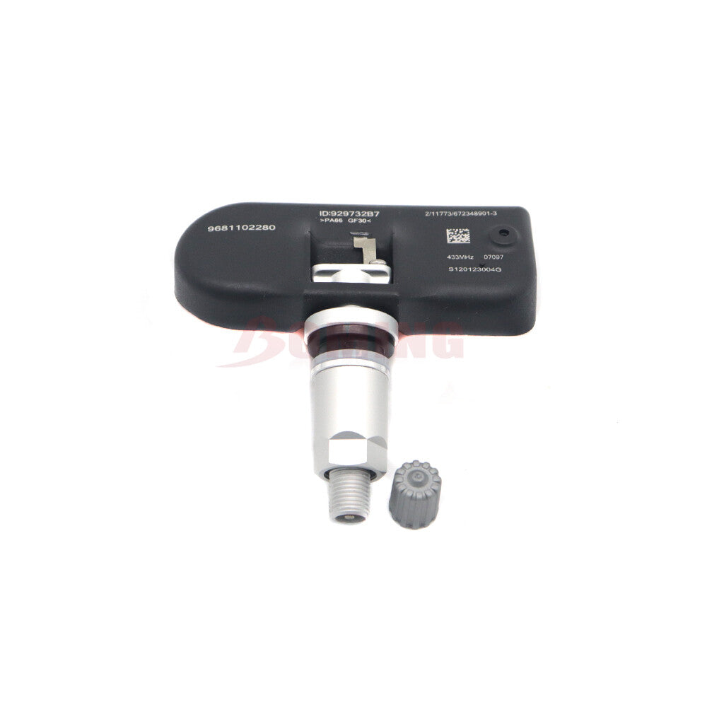4-pack Tire Pressure Sensors (TPMS) 433MHz 9659452180 for Citro?n C4, C5, C6, C8, and Aircross