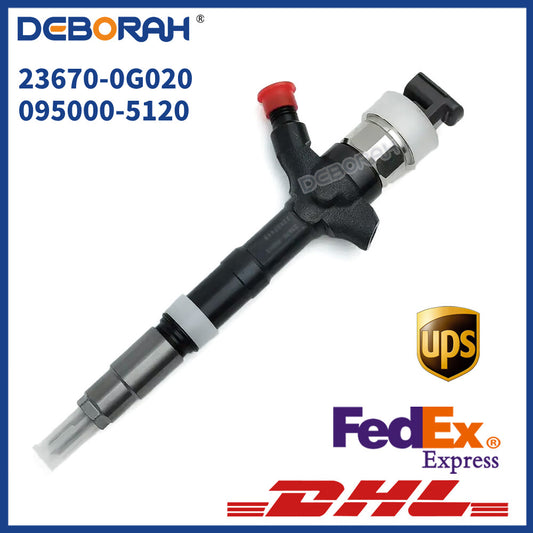 Diesel Fuel Injector Assembly 095000-5120 23670-0G020 for Toyota Avensis