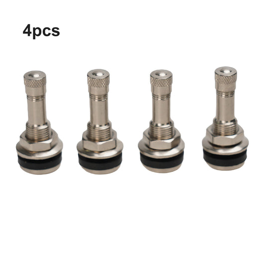 TR416 Chrome Metal Tubeless Bolt In Valve Stems Tires Tubeless Tyre Valves 4pcs