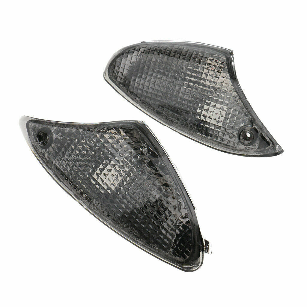 for BMW K1200S K1300S Smoke Front Turn Signals Indicator Blinker Lens