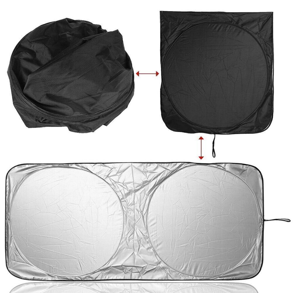 1.60.86m Front Window Car Sun Shade Visor Folding Block Cover Windshield Auto