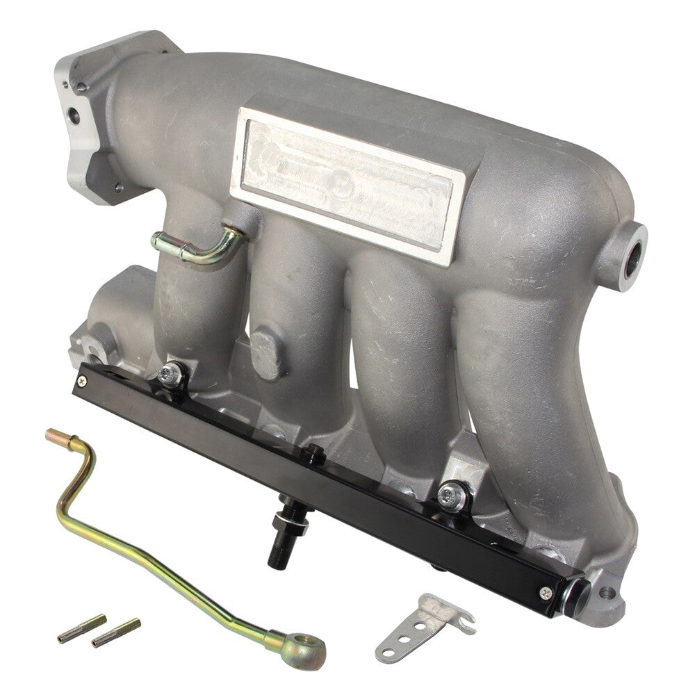 Intake Manifold Aluminum +Fuel Rail Kit for Honda for Civic for Acura TSX K20 K24 Silver