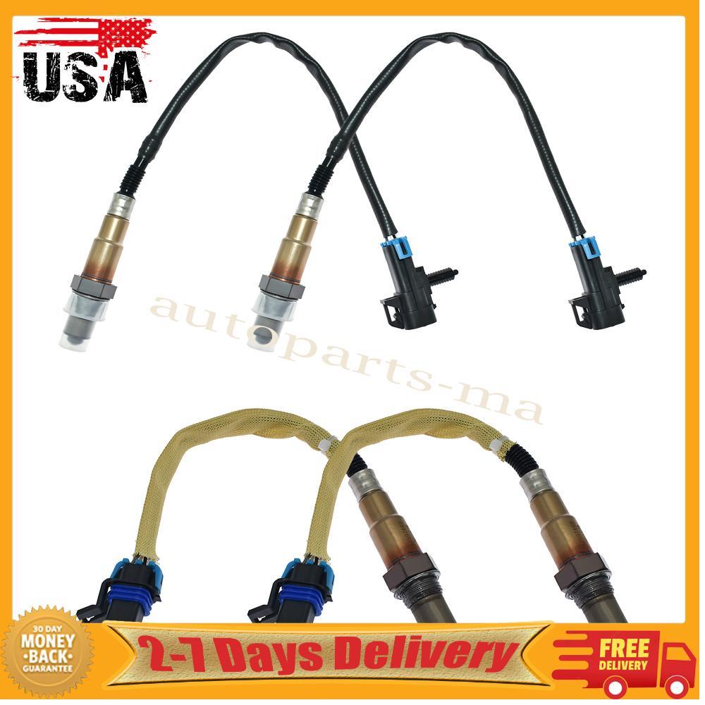 4x Up+Down Oxygen O2 Sensor For 2007-11 for Cadillac CTS SRX STS 234-4818 234-4819