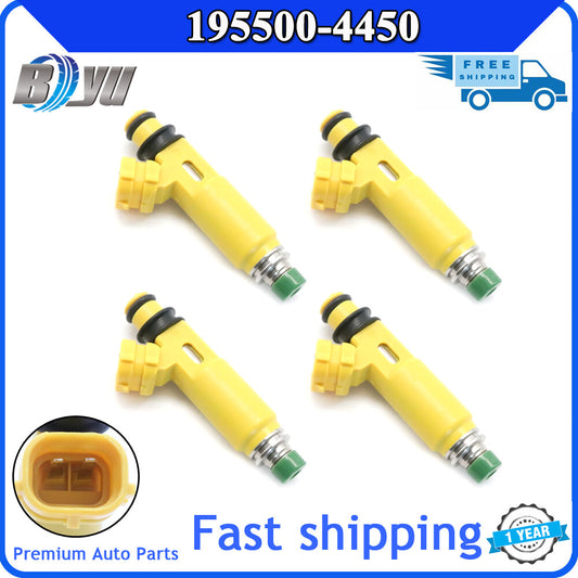 new yellow fuel injectors are compatible with for Mazda RX-8 1.3L R2 2004-2008. (195500-4450)