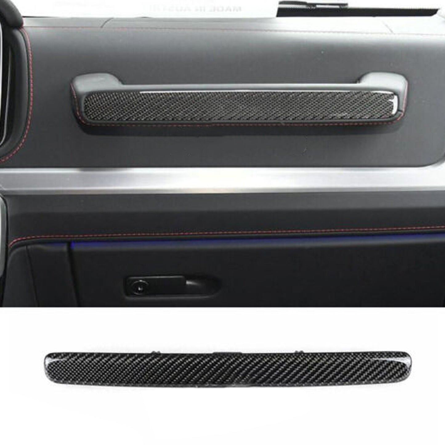 8X Replace Real Carbon Fiber Interior Console Trim Cover For 4.0L for Benz W464 New
