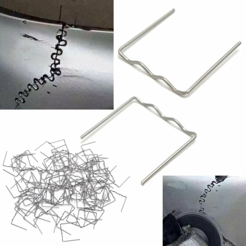100pcs Flat Staples RS16 0.6mm Flat Staples Hot Stapler Bumper new