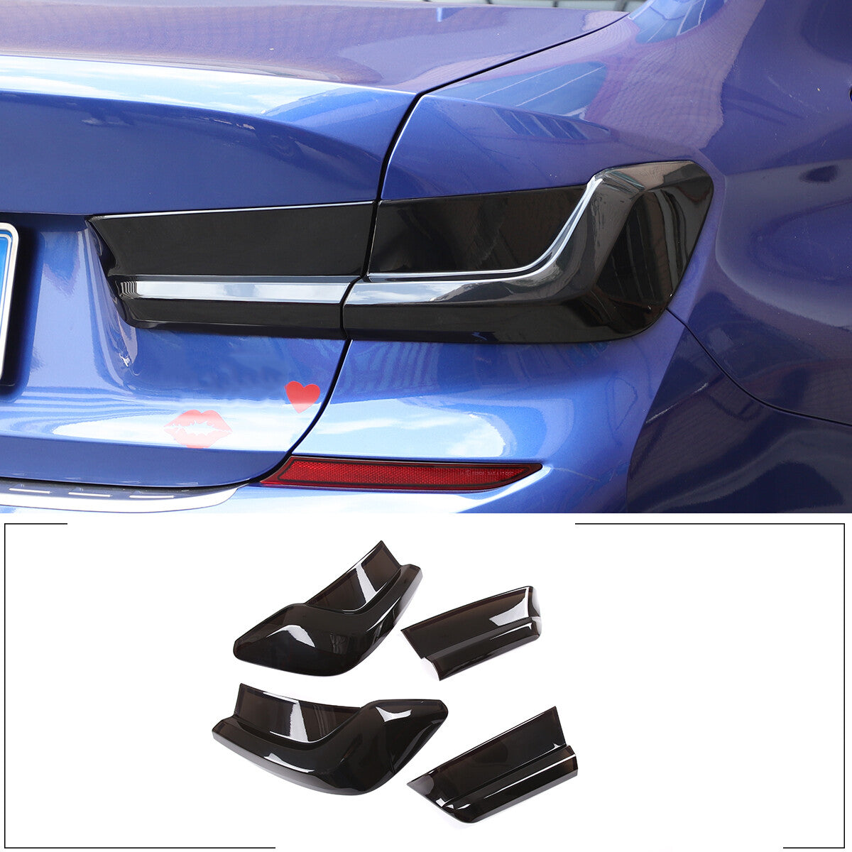 Carbon fiber interior window lift switch button cover decoration for Toyota Tacoma 2011-15