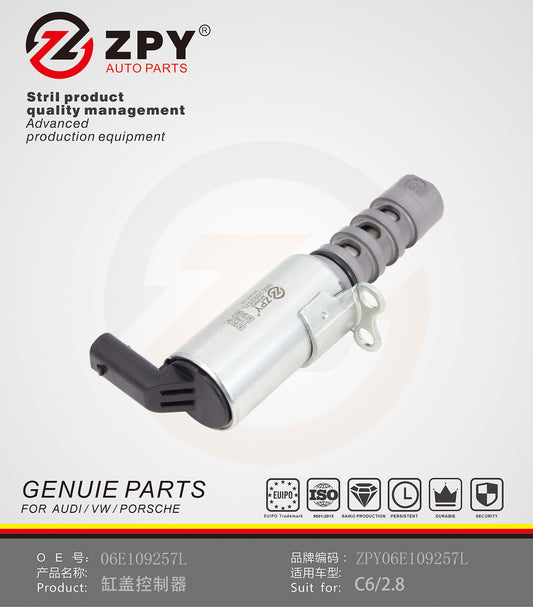 ZPY Variable Valve Timing VVT Solenoid for Audi Q5 3.2L V6 2009-2012 06E109257L