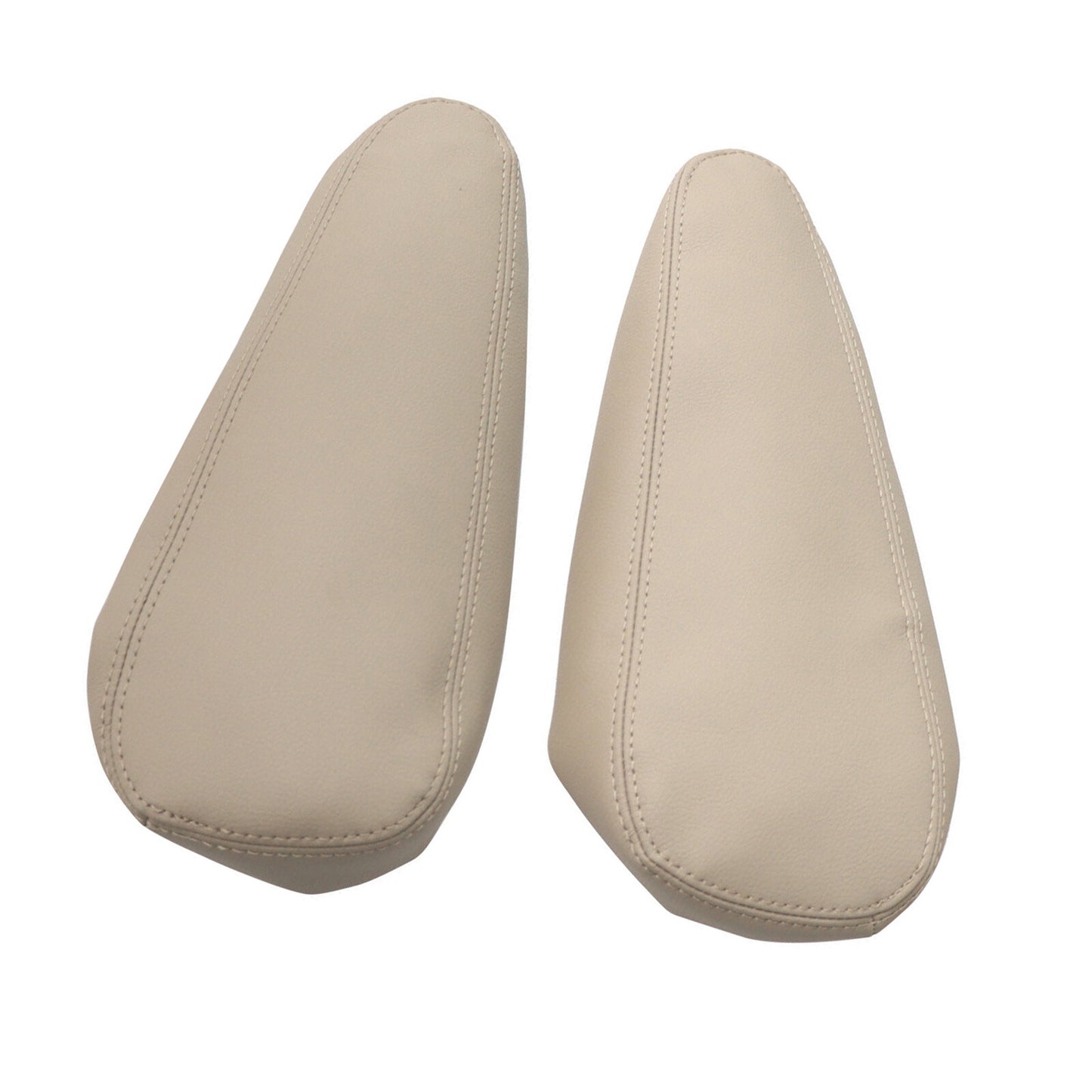 2Pcs for Seat Armrest Leather Cover Accessories for Lexus GX470 2003-09 Ivory Beige