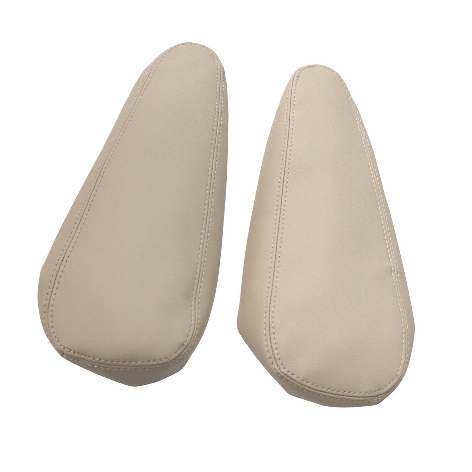 2Pcs for Seat Armrest Leather Cover Accessories for Lexus GX470 2003-09 Ivory Beige