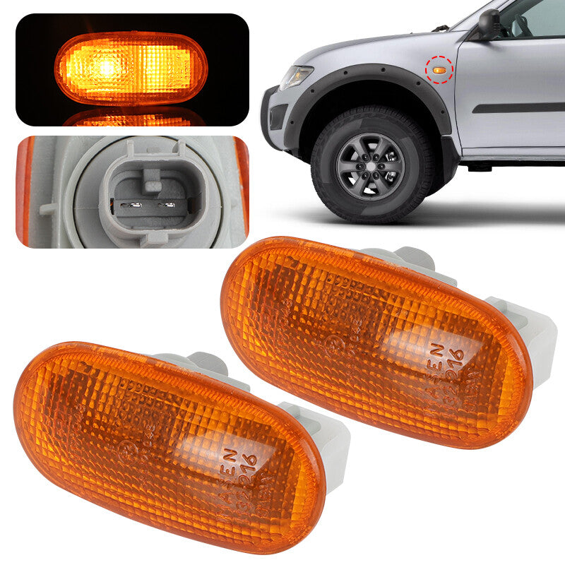 2x Turn Signal Side Marker Light fit for Mitsubishi Lancer Mirage Montero Pajero