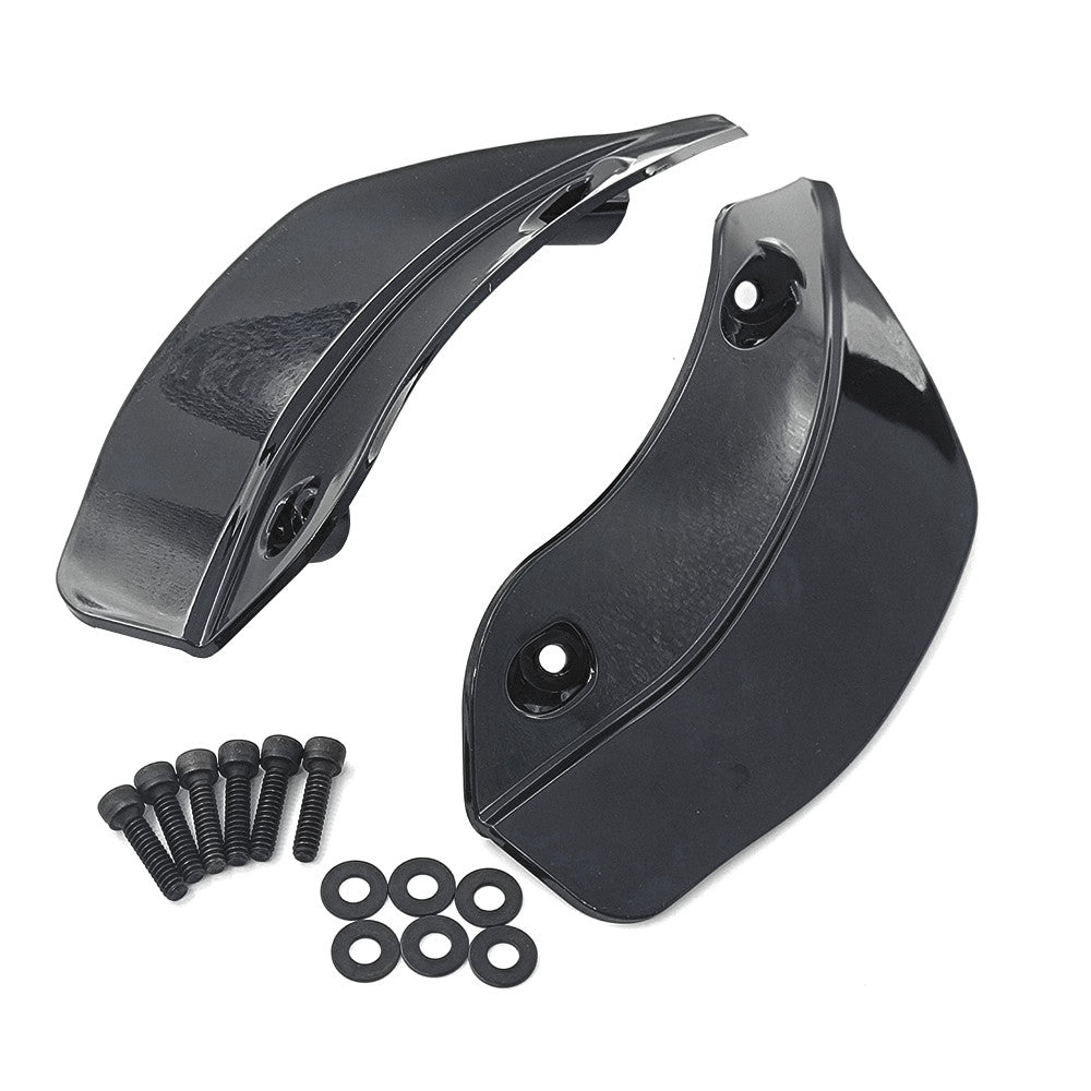 Black Upper Fairing Accents Air Wind Deflector for Harley Touring Road Glide 15+