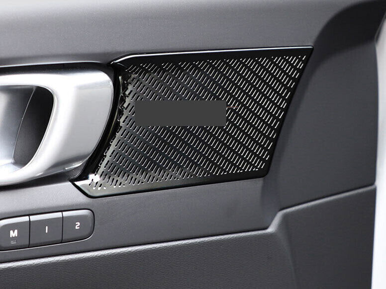 for Volvo XC40 2019-22 Black Titanium Interior Door Tweeter Speaker Cover Trim4