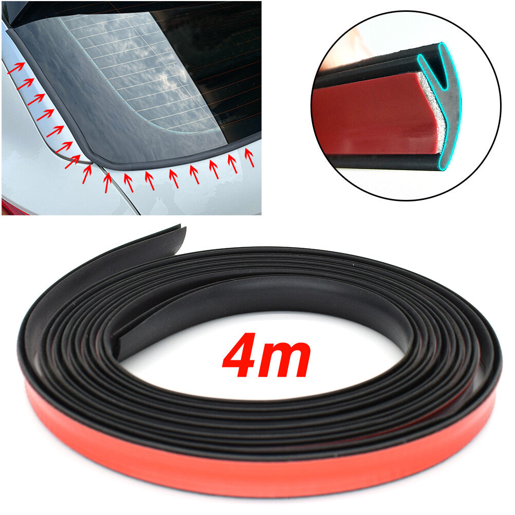 4M Y-Shape Car Rubber Gasket Edge Guard Strip Door Gasket Self Adhesive Door