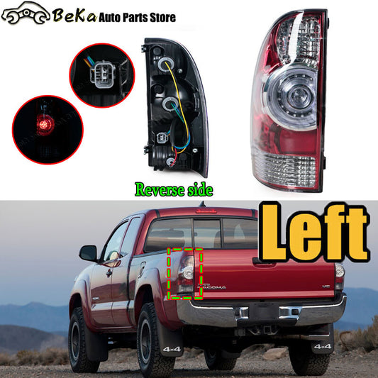 1 piece of left LED rear brake light and taillight for 2005-2015 for Toyota Tacoma pickup truck.