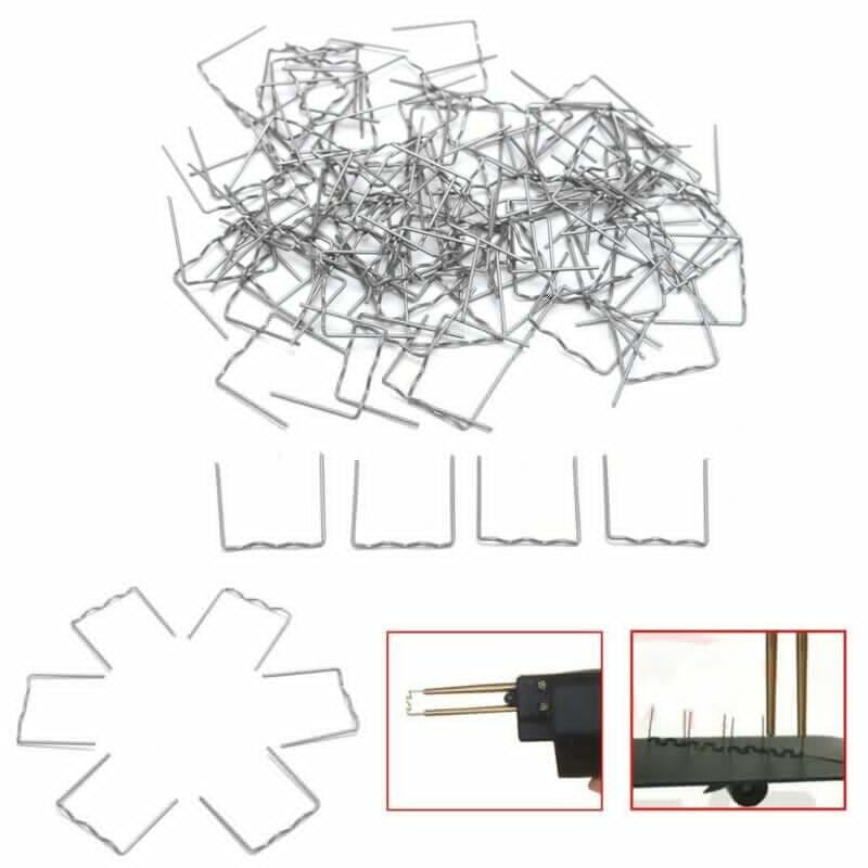 100pcs Flat Staples RS16 0.6mm Flat Staples Hot Stapler Bumper new