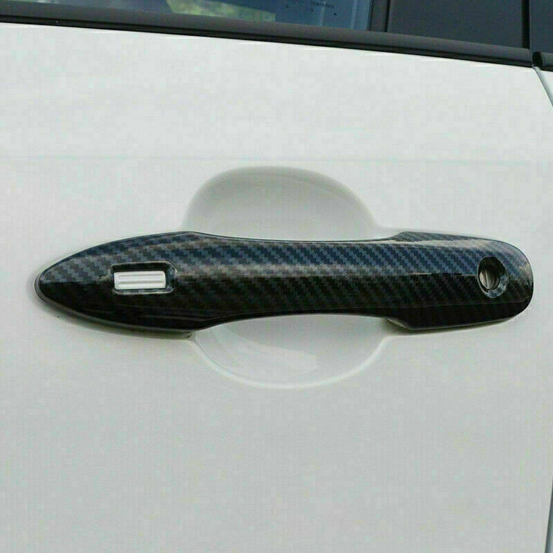 Carbon Fiber ABS Outer Door Handle Cover Trim for Toyota for Corolla E210 2019-2023
