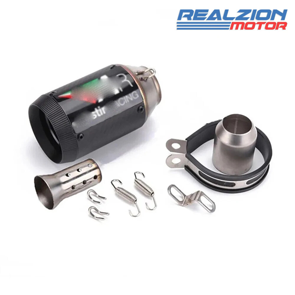 51mm Exhaust Muffler Tailpipe For NINJA400 for Yamaha R1 R3 R6 Z900 CBR600 ADV750