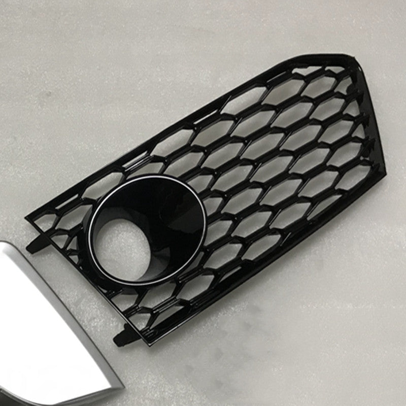 3-Piece Front Bumper Fog Light Frame Kit for Audi RS6 2013-2014-2018
