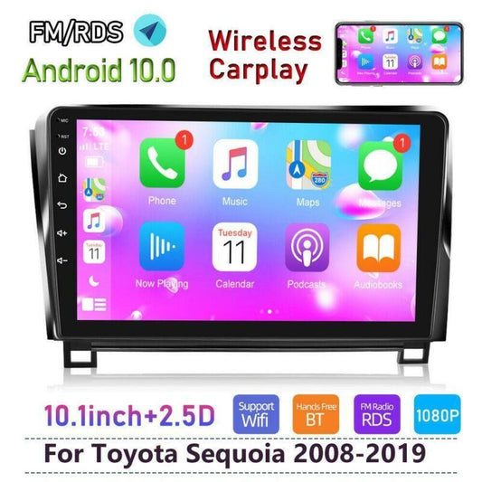 Wireless Apple CarPlay for Toyota Tundra 2007-2013 10.1 Car Radio Android 10.1
