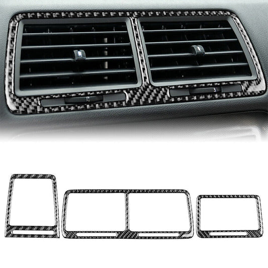 Interior Air Vent Outlet Cover Trim Carbon Fiber for Dodge for Challenger 2008-2014