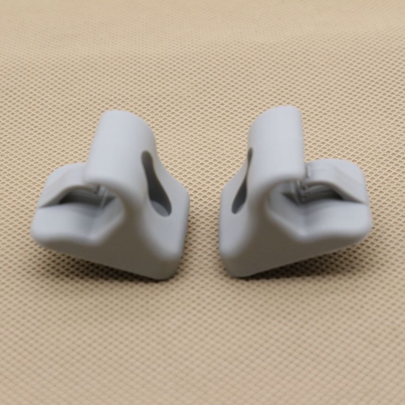 2-Pack Gray Sun Visor Clips/Hooks 8523505100OM Suitable for Hyundai I20 2008-2015