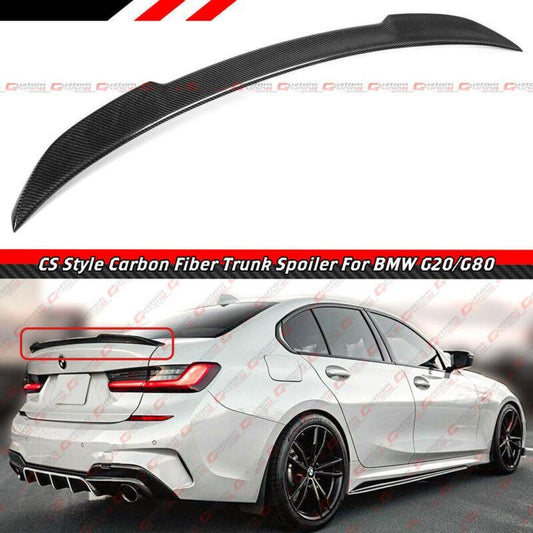 Suitable for 19-25 for BMW G20 3 Series 330i G80 M3 CS style carbon fiber rotary vane
