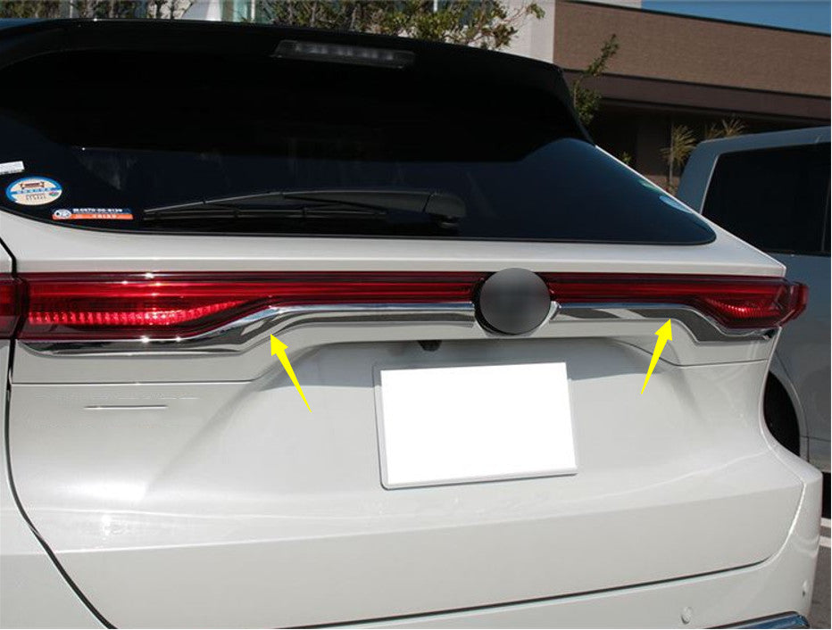 Chrome Rear Door Trunk Tailgate Molding Strip For 2020-2023 for Toyota Harrier Venza
