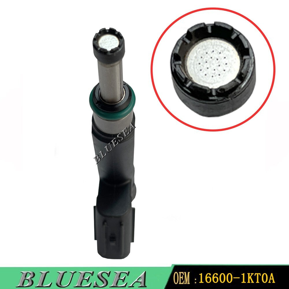4PCS 16600-1KT0A Fuel Injector for Nissan Versa 12-2019 Versa Note 14-2016 1.6L