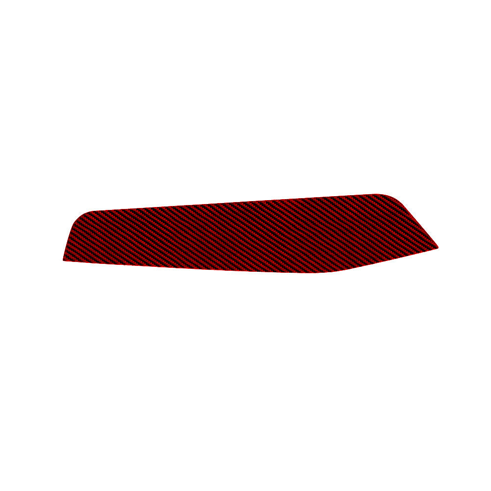 Red Carbon Fiber Center Console Left Side Cover Trim for Ford Explorer 2020-2023
