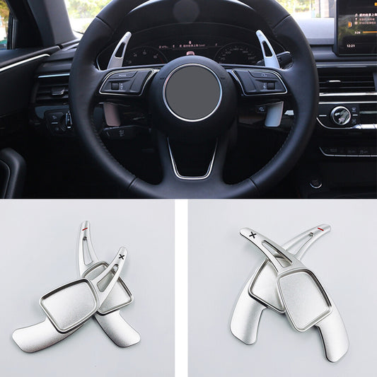 for Audi A3A4/A5/A6/Q7/TT/TTS Gear Shift Steering Wheel Extension Paddle Silvery