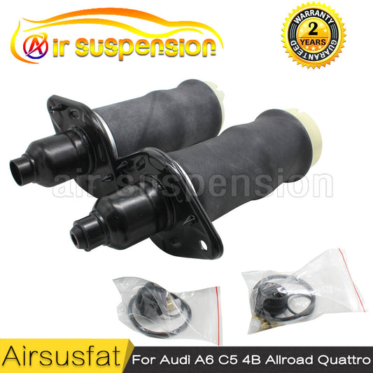 Pair Rear for Audi A6 C5 4B Allroad Quattro Air Suspension Spring Bag 4Z7616052A