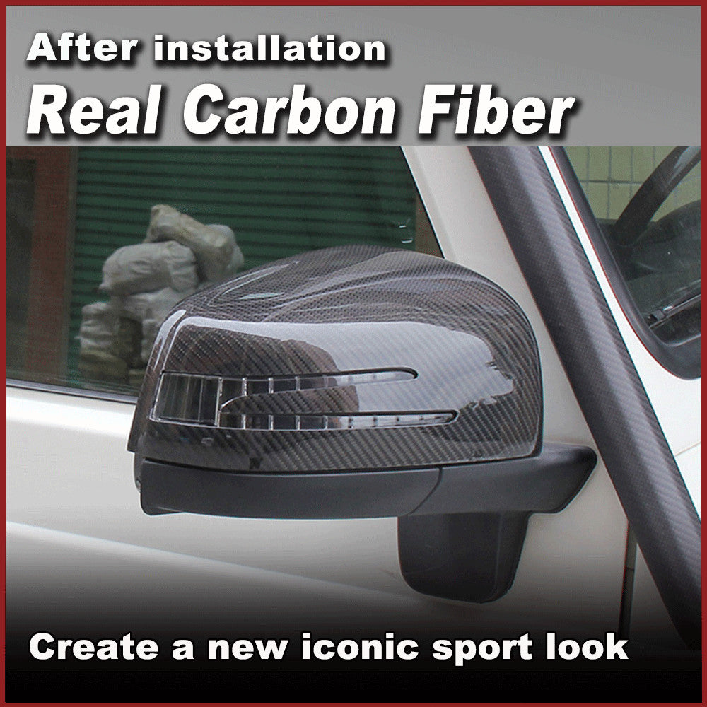 REAL Carbon Mirror Cover for Mercedes-Benz G Class G500 G63 ML400 W166 W143