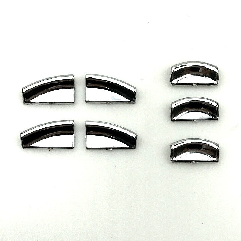 Chrome-plated protective cover for door keyboard panels is suitable for Mercedes A/B/C/CLA/GLK models.
