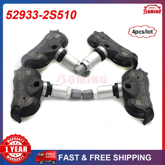 52933-2S510 4 new TPMS Tire Pressure Sensors for Hyundai for Tucson for Kia Sportage