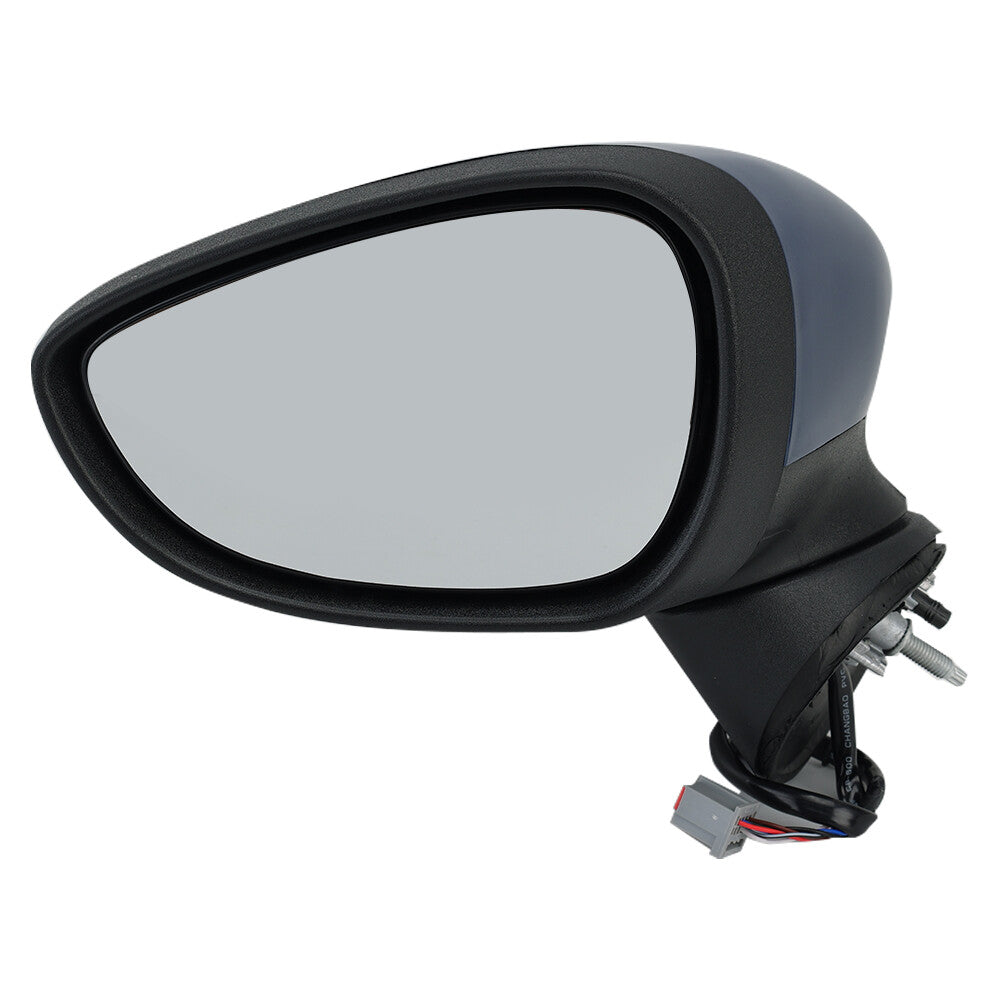 F¨¹r for Ford Fiesta MK7 08-12 Links Au?enspiegel Beheizbar Spiegelglas Marineblau