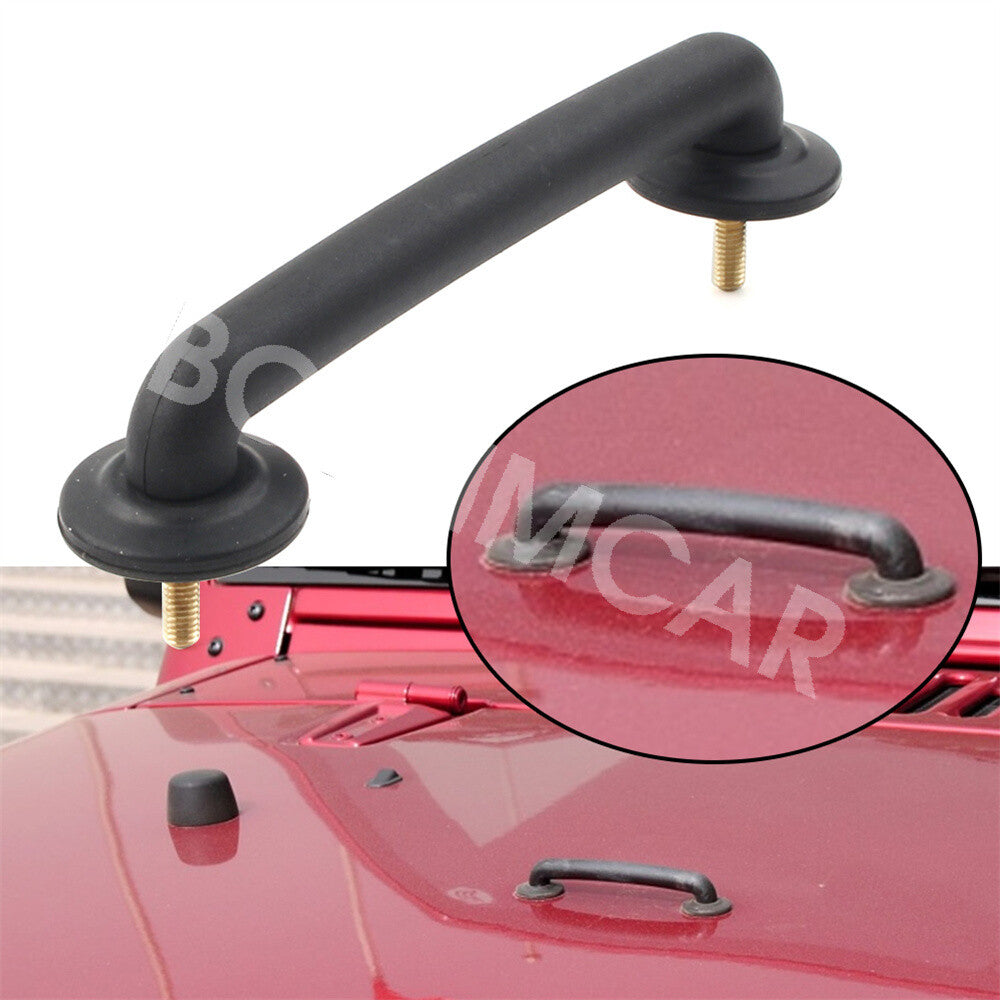 Hood Windshield Hold Down Bracket Handle Loop Fit for Jeep for Wrangler TJ 1997-2006