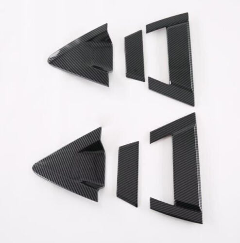 Carbon Rear 2 Door Handle Cover+Cup Bowl Combo Trim ABS for Honda HR-V 2016-2022