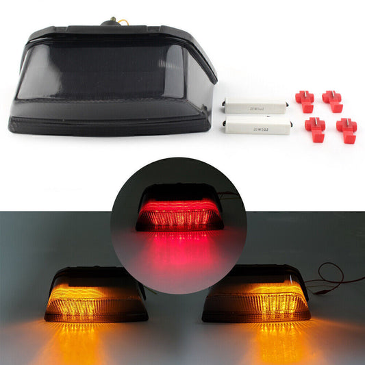 Rear LED Tail Light Brake Turn Signals for Kawasaki ZRX1100 ZRX1200 1999-2004