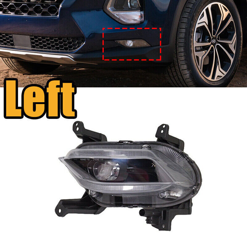 Fit for Hyundai Santa Fe 2019 2020 Left LED Front bumper fog lamp Headlight 1PCS