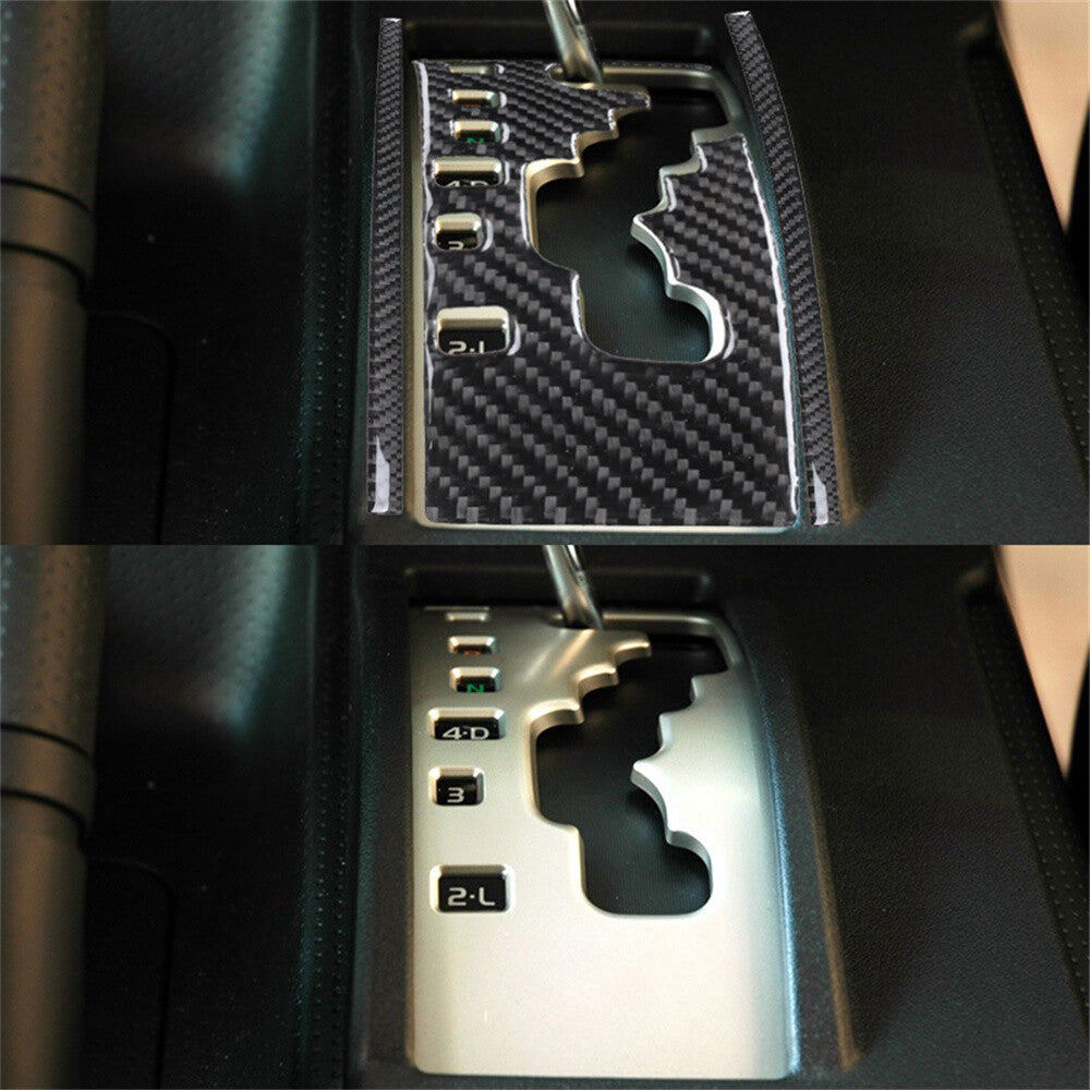 Carbon Fiber Automatic Console Gear Shift Box Trim For Toyot@ FJ Cruiser 2007-21