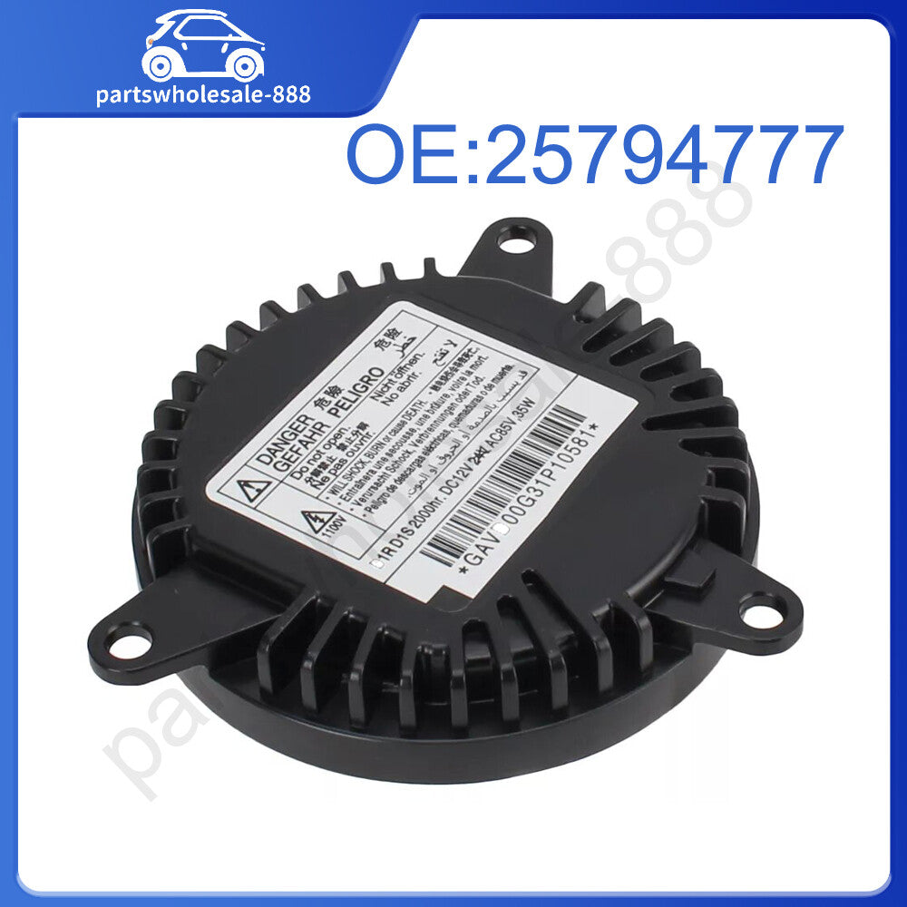 Applicable to for Chevrolet Camaro Xenon HID Headlight Ballast Control Unit 25794777 (model number 10-13)
