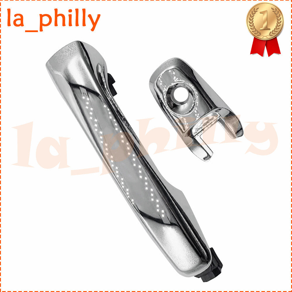 Front left Exterior Outside Door Handle Chrome Fit for 11-17 for Ford Explorer Edge