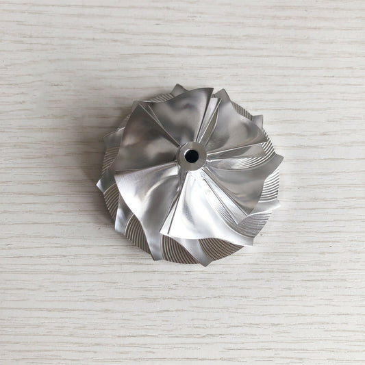 K04 54.00/70.00 mm 6+6 blade turbine milling/aluminum 2618/billet compressor wheel