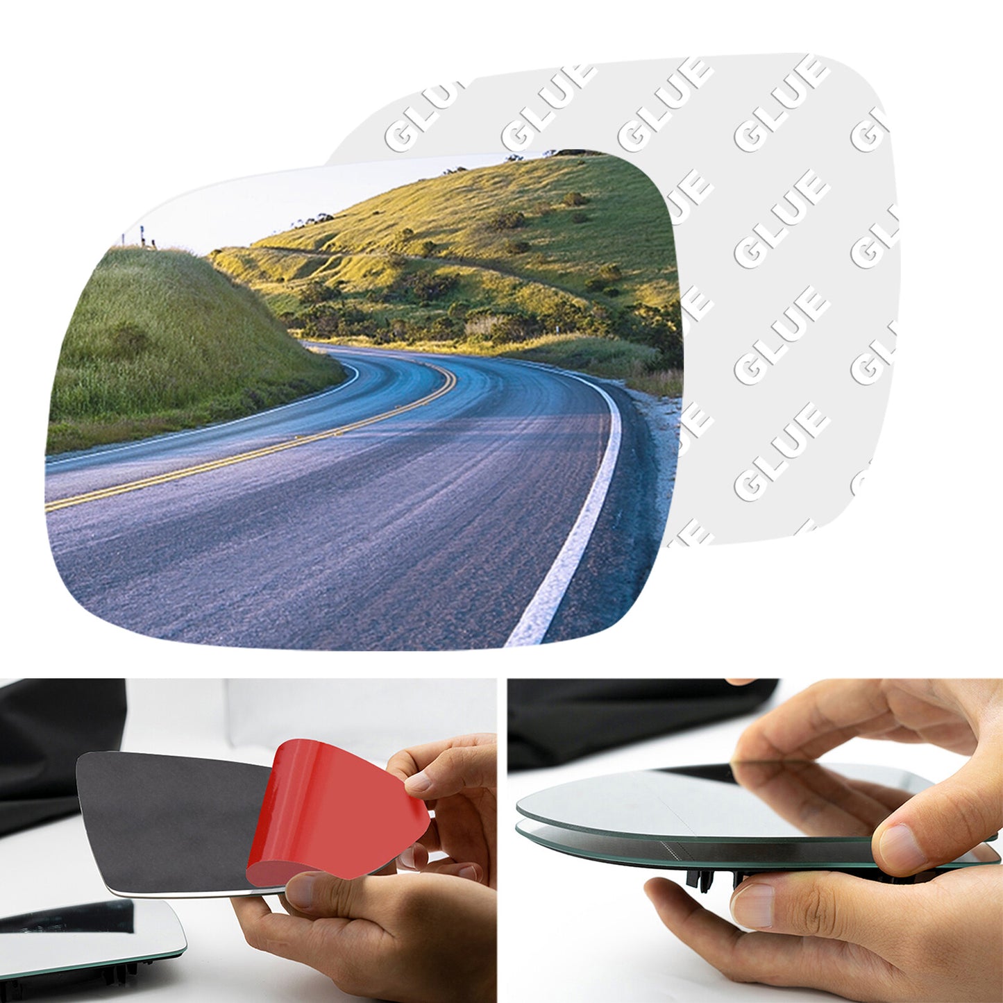 1PCS Side Wing Mirror for Lexus RX300 RX330 RX350 RX400h 2003 To 2008 Left Side